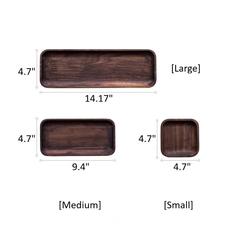 Solid Wood Snack Plate - RusticReach