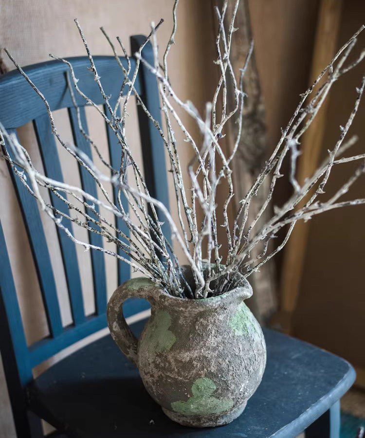 Whitewashed Twig Decorative Branch 22" Tall - RusticReach