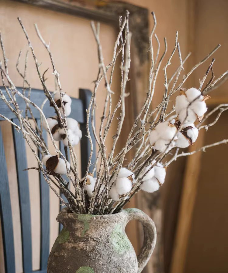 Whitewashed Twig Decorative Branch 22" Tall - RusticReach