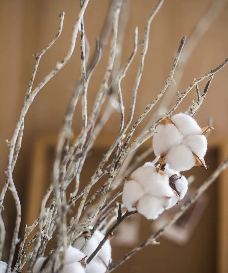 Whitewashed Twig Decorative Branch 22" Tall - RusticReach