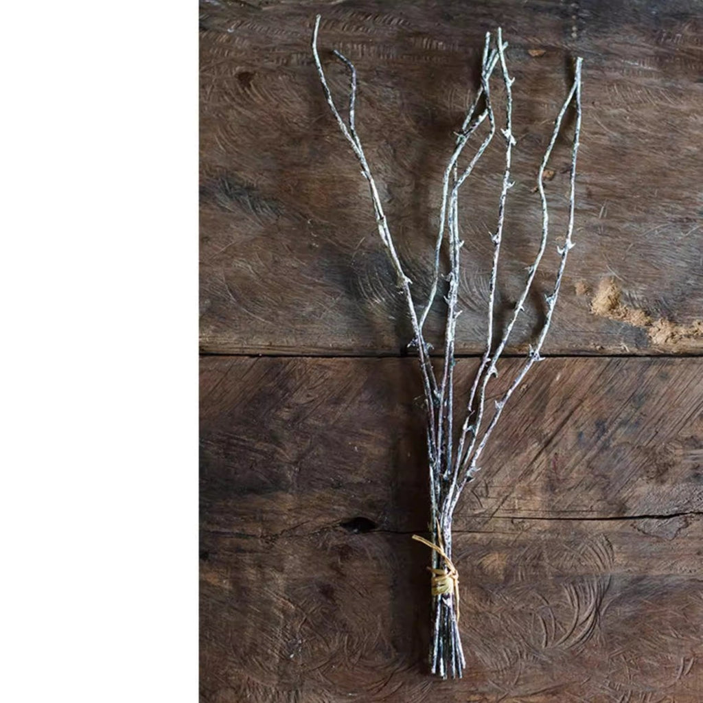 Whitewashed Twig Decorative Branch 22" Tall - RusticReach