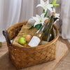 Rustic Handwoven Woodchip Basket - RusticReach