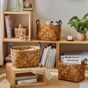 Rustic Handwoven Woodchip Basket - RusticReach