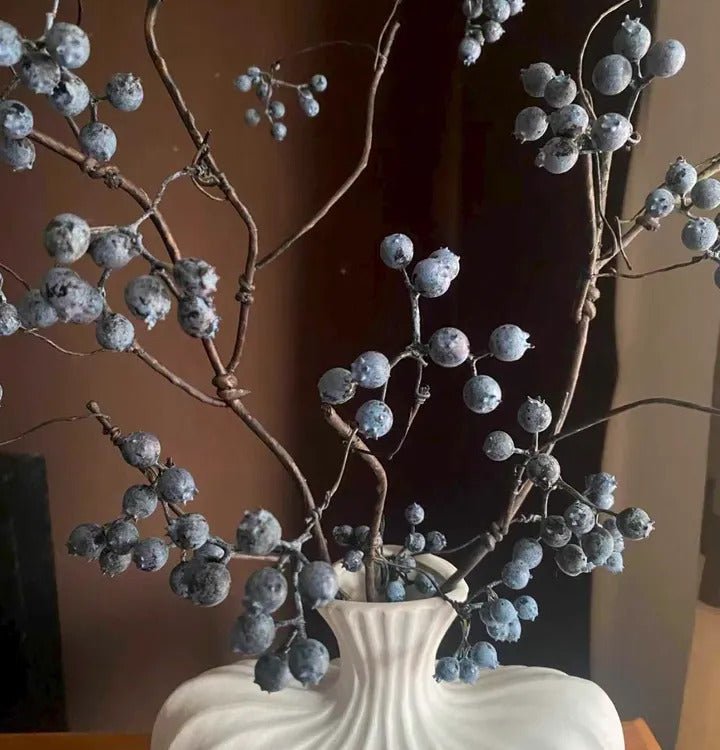Zen Style Blue Berry Stem 37.5" Tall - RusticReach