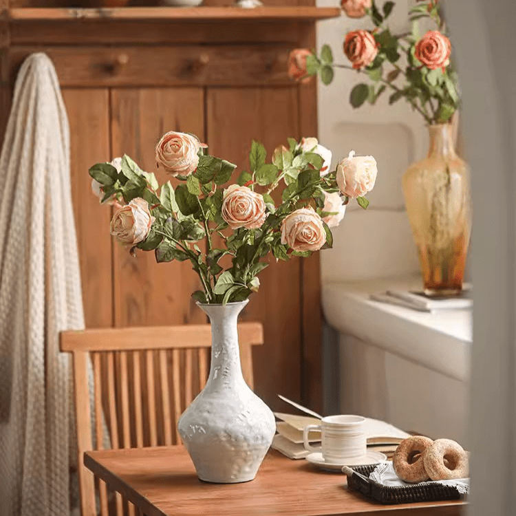 Artificial Single Rose Stem 28.7" Tall - RusticReach