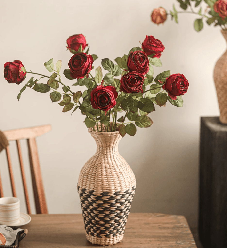 Artificial Single Rose Stem 28.7" Tall - RusticReach