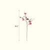 Faux Red Apple Branch Stem 36" Tall - RusticReach