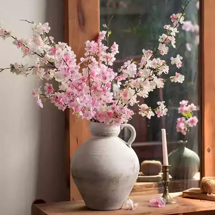 Blushing Cherry Blossom Branch 43.3" Tall - RusticReach