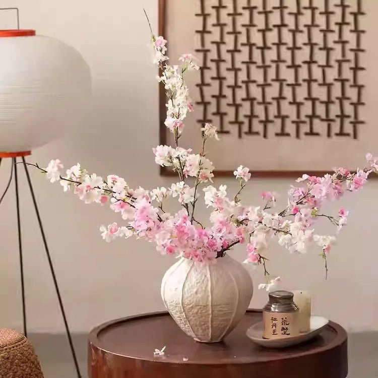 Blushing Cherry Blossom Branch 43.3" Tall - RusticReach