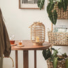 Decorative Bamboo Woven Lantern Holder - RusticReach