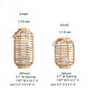 Decorative Bamboo Woven Lantern Holder - RusticReach