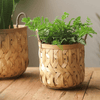 Bamboo Woven Storage Basket - RusticReach