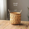 Bamboo Woven Storage Basket - RusticReach
