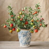 Big Fruit Faux Pomegranate Stem 32" Tall - RusticReach