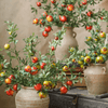 Big Fruit Faux Pomegranate Stem 32" Tall - RusticReach