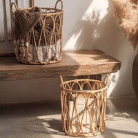 Bohemian Open - Weave Rattan Basket - RusticReach
