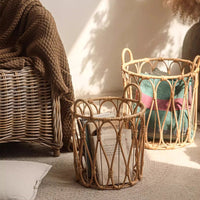 Bohemian Open - Weave Rattan Basket - RusticReach