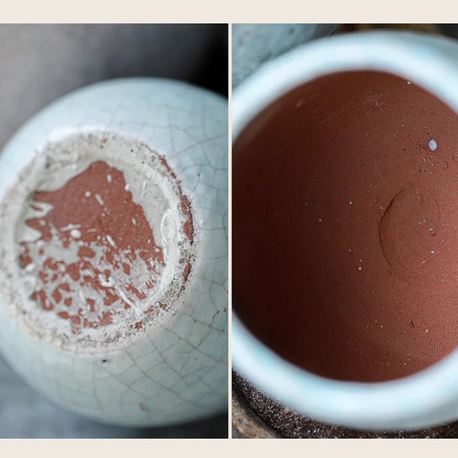 Crackle Glazed Succulent Pot Randomly Picked Set of 5 - RusticReach