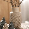 Domino Embossed Pattern Vase - RusticReach