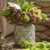 Domino Embossed Pattern Vase - RusticReach