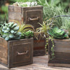 Farmhouse Wooden Box for Succulents or Flowers - RusticReach