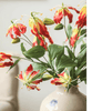 Faux Fire Lily Stem 31.9" Tall - RusticReach