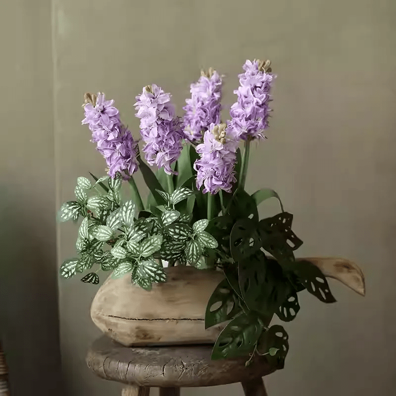 Spring Artificial Hyacinth Stem 16" Tall - RusticReach