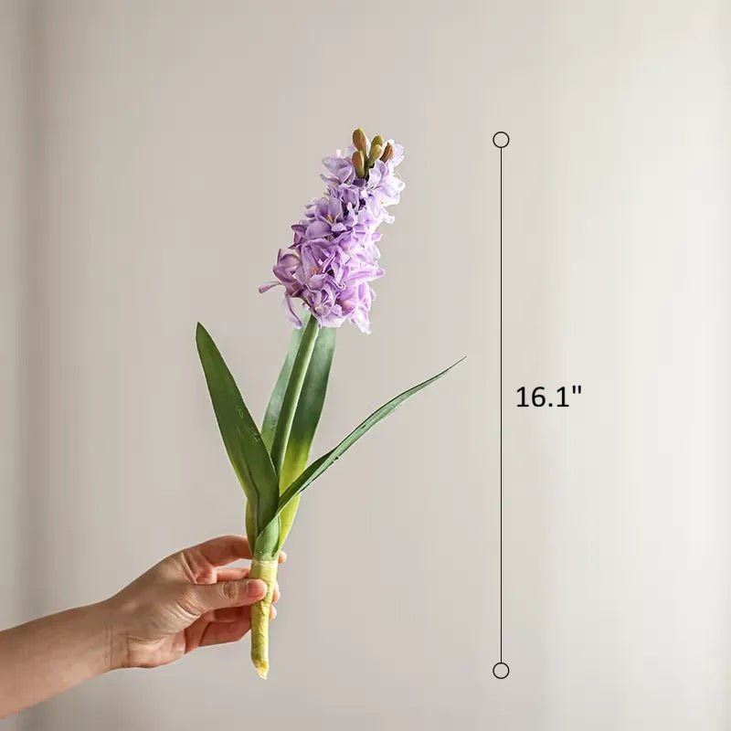 Spring Artificial Hyacinth Stem 16" Tall - RusticReach