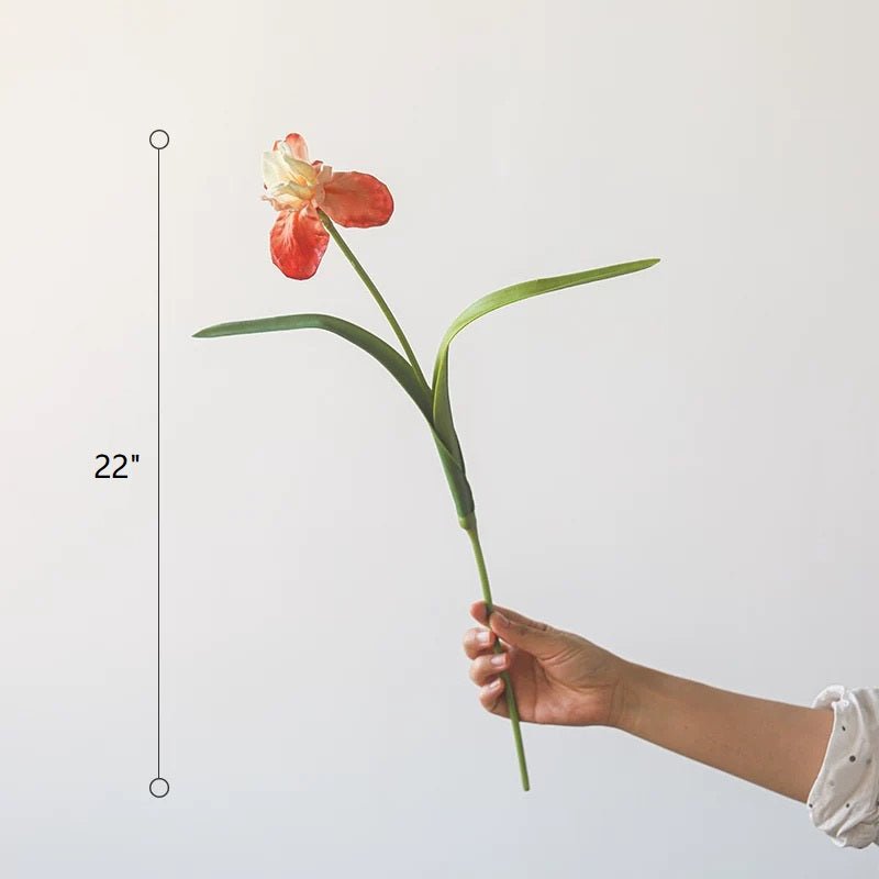 Silk Iris Flower 22" Tall - RusticReach