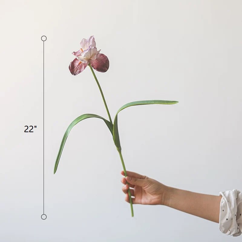 Silk Iris Flower 22" Tall - RusticReach