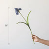 Silk Iris Flower 22" Tall - RusticReach