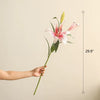 Artificial Real Touch Lily Stem 30" Tall - RusticReach
