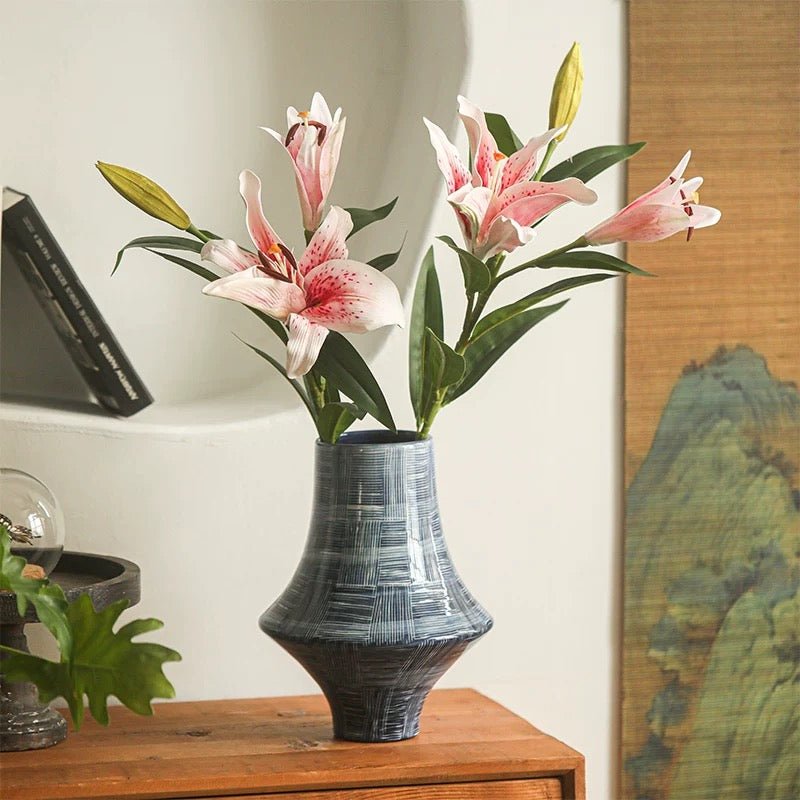 Artificial Real Touch Lily Stem 30" Tall - RusticReach