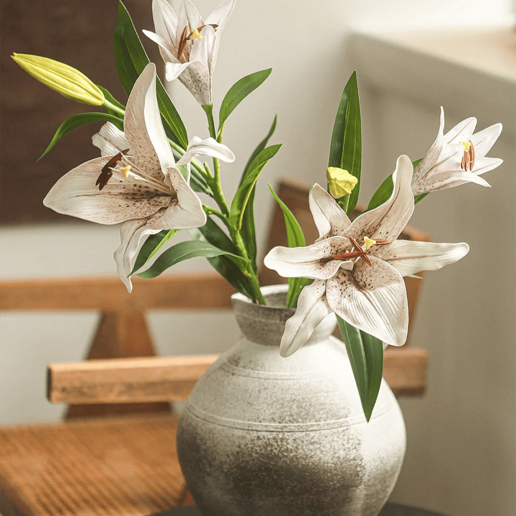 Artificial Real Touch Lily Stem 30" Tall - RusticReach