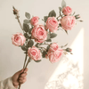 Miriya Large Rose Flower Stem 25.2" Tall - RusticReach