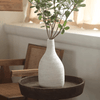 Narrow Neck Vase in White - RusticReach