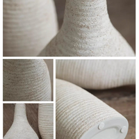 Narrow Neck Vase in White