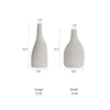 Narrow Neck Vase in White - RusticReach