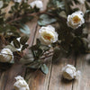 Artificial Small Peony Flower Vine 65" Long - RusticReach