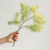 Faux Pine Leaf Stem 17.7" Tall - RusticReach