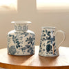 Pomegranate Hand - Painted Blue and White Porcelain Vase - RusticReach