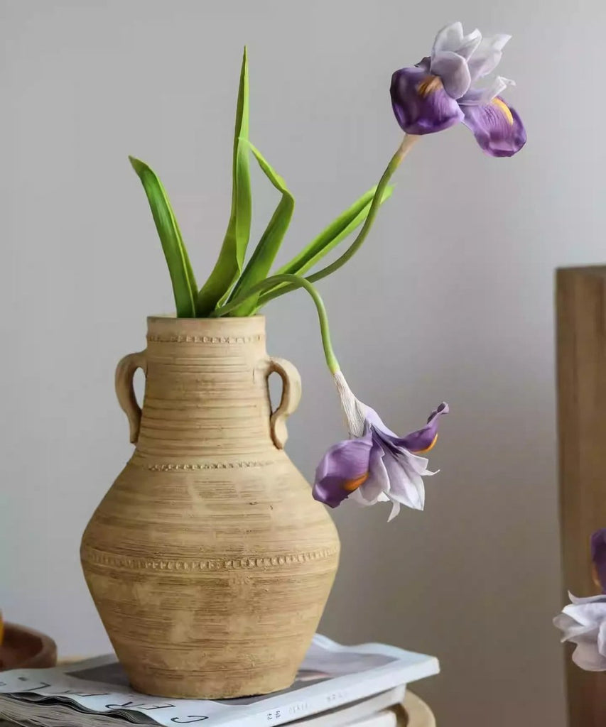 Purple Iris Stem 22" Tall - RusticReach