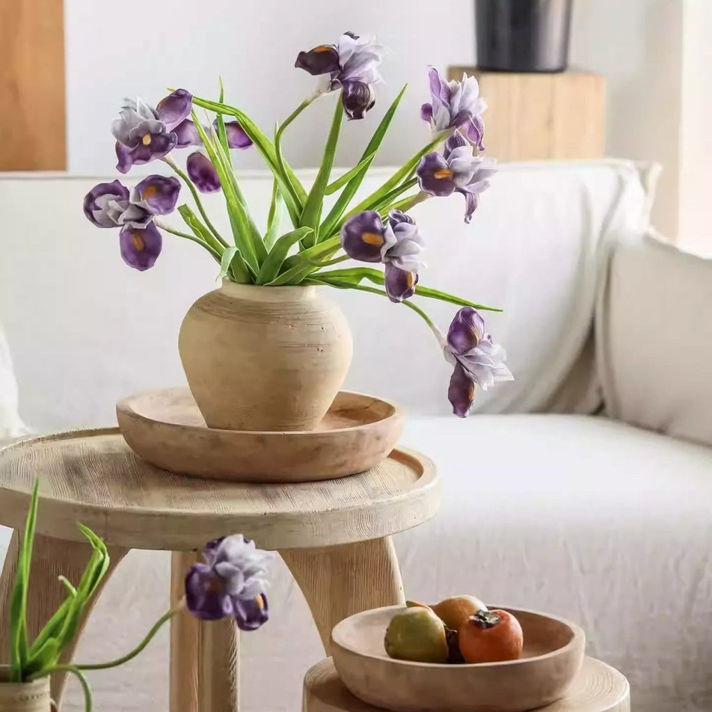Purple Iris Stem 22" Tall - RusticReach