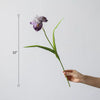 Purple Iris Stem 22" Tall - RusticReach