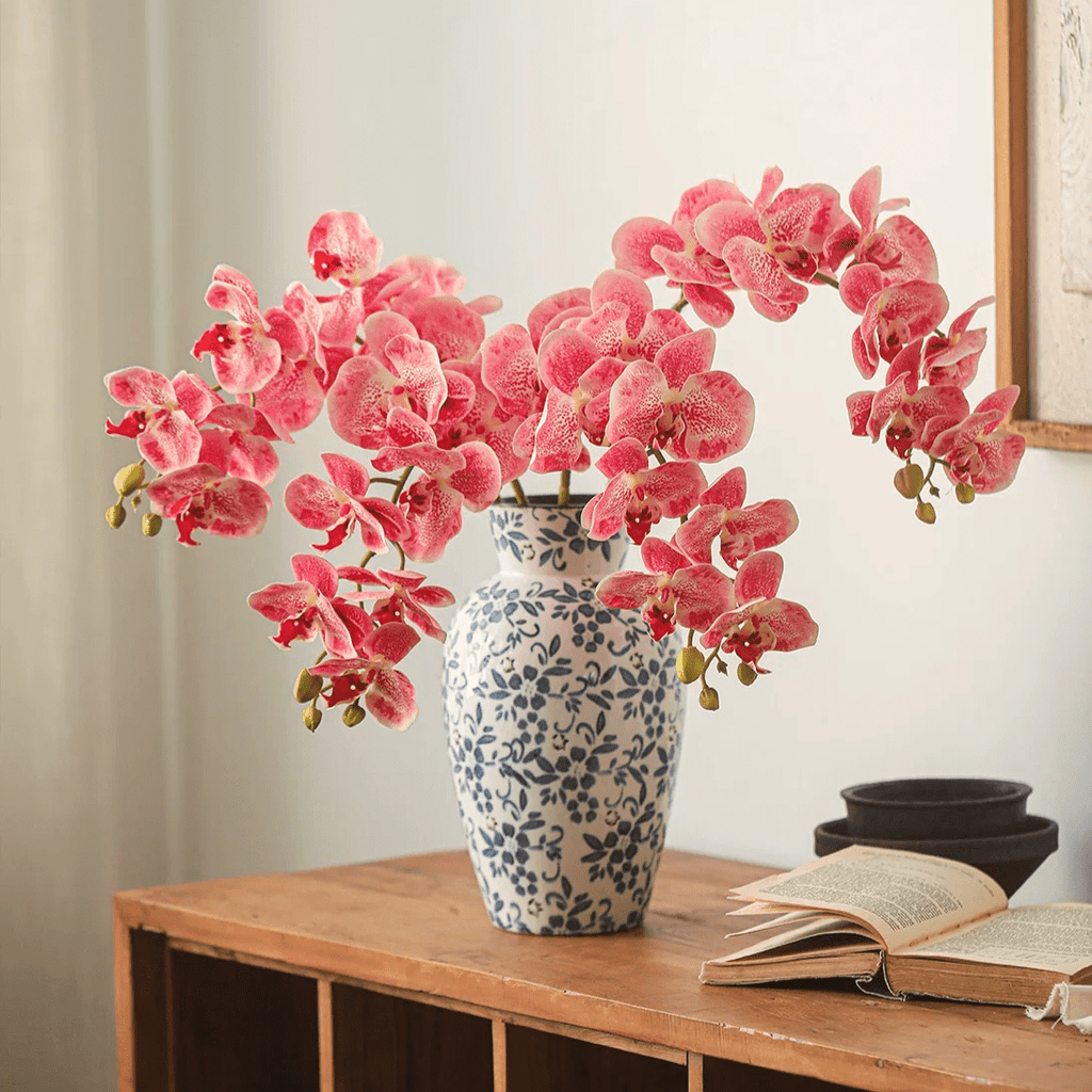Real Touch Orchid Stem in Various Colors 35" Tall - RusticReach