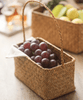 Rectangular Woven Carry Basket Organizer - RusticReach