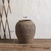 Round Earthenware Brown Pot - RusticReach