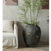 Round Earthenware Gray Pot - RusticReach