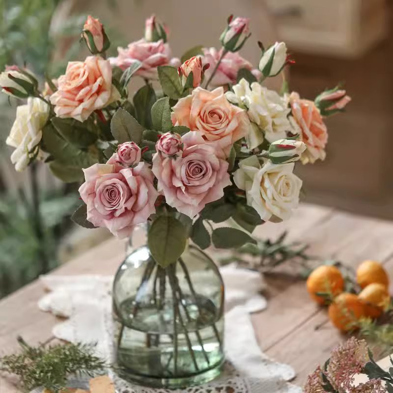 Rolled Edge American Rose Stem 18" Tall - RusticReach