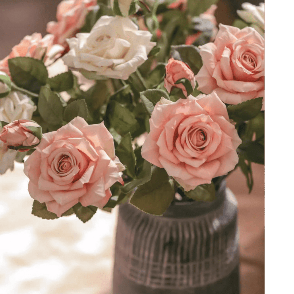 Rolled Edge American Rose Stem 18" Tall - RusticReach